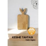 Asaf Atelier El Yapımı | Çam Ağacı | Ahşap Kesme & Sunum Tahtası | 37 x 18 cm
