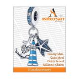 asaf Deniz yıldızı , deniz feneri Çapa Mavi Sallantılı Charm | Asafaccessory
