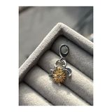 Asafaccessory Güneş Ay Yıldız Sallantılı Charm Gri