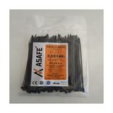 Asafe Kablo Bağı 2,5X140 (100 Ad) - Siyah