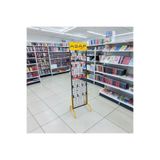 ASAFF AYAKLI TEL PANO STAND 48X192 CM 20 ADET 15 CM KANCA DAHİL