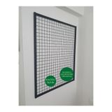 ASAFF TEL PANO 80X100 CM 4X4 SIK TELLİ DUVARA MONTE RENK: MAT SİYAH