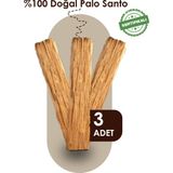 Asafora Hediyelik Palo Santo Ağaç Tütsü 3 Adet Sertifikalı Doğal Koku Özelliği ile - 1 Adet