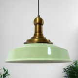 Asaletli Eskitme Long Knob Başlık Retro Sarkıt Lamba Restoran Salon Aydınlatma - Mint