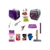 Asateknoloji Kedi Tuvalet Seti ve Ihtiyaçları 14'lü Set