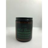 Asb Ambalaj Bergamot Vanilya Yasemin Kokulu Mum Doğal Soya Mum – Metal Kapaklı Kavanoz Mum 170GR - Amber