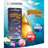 Asbien Focus Natura Plus Sitikolin Balık Yağı 200 ml EPA DHA İçerikli Besin Takviyesi - Limon
