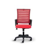 Asbir Mobilya Capri Fileli Başlıksız Ergonomik Ofis Koltuğu Çalışma Koltuğu Tilt Mekanizmalı Ayarlanabilir (Kırmızı)