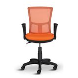 Asbir Mobilya Vega Çalışma Koltuğu Personel Koltuğu Ofis Sandalyesi Turuncu File Kumaş Ergonomik