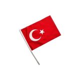 Ascann 60 Adet Türk Bayrağı Saten Sopalı 25X37.5 cm