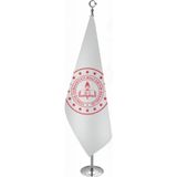 Ascann Milli Eğitim Bakanlığı Makam Bayrağı, Türk Bayrağı, Krom Direkli 100X150