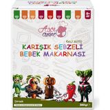 Aşçı Anne Keçi Sütlü Karışık Sebzeli Dirsek Makarna 250 g – 8 Ay Üzeri Bebekler İçin, Demir ve Vitamin Kaynağı, Yerli Üretim