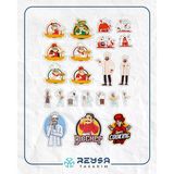 Aşçı Chef Sticker Set-1 15 Parça Telefon, Tablet, Defter, Laptop Sticker
