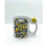 Aşçı Meslek Taraftar Temalı Aşçı Kupa Bardak | Taraftar Meslek Temalı Kupa Bardak | Hediye Mug (Fenerbahçe Temalı, Futbol Toplu)
