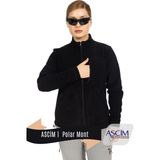Ascim Outdoor Kadın Polar Mont - Siyah