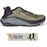 Ascim Outdoor Trekking Unisex Ayakkabı – Hafif, Nefes Alabilir, Kaymaz Taban - Yeşil