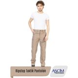 Ascim Rip-Stop Taktik Erkek Pantolon - 32 - Bej