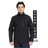 ASCİM Tam Fermuarlı Scuba Dalgıç Kumaş Erkek Mont,Ceket - 4 Cepli