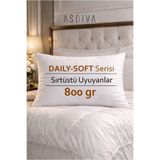 ASDİVA DAILY-SOFT Serisi 1.sınıf Elyaf Dolgu 600/800/1000 Gram Seçenekli Yastık 50x70 cm