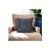 Asdiva Labirent Desenli Lacivert Dokuma Kırlent Kılıfı 43X43 Cm