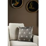 Asdiva Lüks Kadife 43X43 Cm Kırlent Kılıfı Dekoratif Yumuşak Salon Koltuk Avangart Haki