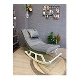 Asedia Mobilya Asedia Miskin Lake Sofa Gri Sallanan Sandalye Dinlenme Emzirme Baba Tv Okuma Uzanma Koltuğu Berjer