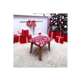 Asedia Mobilya Asedia Trend Naturel Puf Yılbaşı Noel Hediyesi İçin Mükemmel Dekoratif Tabure Kırmızı
