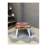Asedia Trend Lake Retro Ahsap Ayak Uzatma Pufu Makyaj Koltugu Bench Tabure