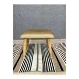 Asedia Trend Naturel Bal Kopugu Ahsap Ayak Uzatma Pufu Makyaj Koltugu Bench Tabure