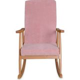 Asedia Trend Pembe Naturel Sallanan Sandalye | Dinlenme | Emzirme | Tv | Okuma Koltuğu