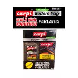 Asegaraj Carpi Lastik Parlatıcı Vinil Deri Koruyucu Badem Yağı-Süngerli 200Ml X 2 Paket