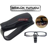 Asegaraj Carub Oto Gözlük Tutucu Klips Siyah
