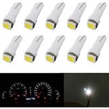 Asegaraj T5 Mini Dipsiz LED Ampül Panel Gösterge Kadran Aydınlatma 12V Beyaz 10 Adet