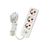 Asel Asl-200 0206 3Lu Grup Priz Anahtarli 2Mt - Hrd-010877