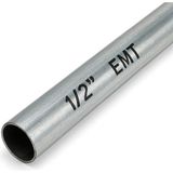 Asel Emt Galvaniz Boru 1/2 (1mt) 5 Adet - Açık Gri