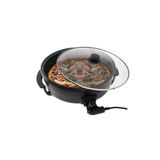 Asel Granit Elektrikli Pizzamatik Pizza Makinesi-Tencere Siyah
