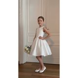 Asel Kids KIZ ÇOCUK SADE ŞIK ELBİSE MODELİ RAHAT KALIP