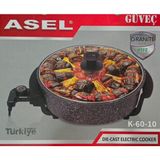 Asel Mini Elektirkli Güveç Pizzamatik Tenceresi 35 cm - Siyah