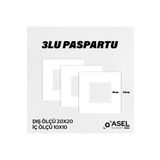 asel sanat 20x20 Paspartu - 20x20 Fotoğraf Paspartu - Çerçeve İçi Paspartu - İç Ölçüsü 10x10cm (350GR BRİSTOL KARTON)