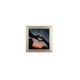 asel sanat 30X30 Fotoğraf Çerçevesi - Kare Çerçeve - Tel Ayak Hediyeli - Masa üzeri kullanım için Ayak hediye
