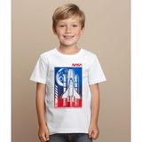 Aselinda Baskılı Bisiklet Yaka Çocuk Tişört/T-Shirt- (Tek Adet Fiyatıdır)-Erkek Çocuk Tişörtü