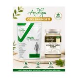 asellya sağlıklı yaşam Aselya Premium Kas & Eklem Bandı + Aselya Kuyruk Yağlı Masaj Kremi Bakım Seti