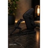 Aselva PS5 DualSense Oyun Kolu Standı | Atlas Figürlü Controller Tutucu | Dekoratif Gamer Masa Aksesuarı | 3D Baskı PlayStation Standı