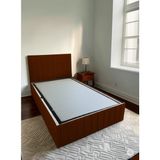 Asena Mobilya Baza Başlık ve Baza Kenarı Kılıfı - Kiremit Rengi - 140 x 200 cm