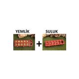 Asenya 1 Adet Civciv Yemliği + 1 Adet Civciv Suluğu 2' Li Set Bıldırcın Keklik Kuş Yemlik Suluk