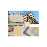 Asenya 1x4 m Krem Gölgelik Branda Balkon Örtüsü Balkon Demiri Korkuluk Örtüsü Çit Örtü Filesi