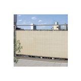 Asenya Gölgelik File 1x12 M %95 Krem Gölgelik Branda Balkon Örtüsü Balkon Demiri Korkuluk Örtüsü
