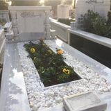 Asenya Mezar Taşı 25 kg 1-2 cm Beyaz Dolomit Taş Dere Çakıl Taşı Bahçe Süs Taşı Mezar Sü - Çok Renkli
