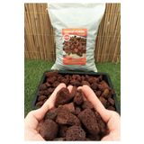 Asenya Pomza Taşı 5 Lt 1-2 Cm Dekoratif Pomza Taşı Kırmızı Pomza Tarım Pomzası Lav Taşı Cüruf Ponza