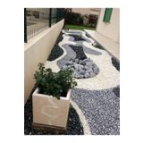 Asenya Siyah Dolomit Taşı 4 Kg 4-6 Cm Bahçe Taşı Siyah Bazalt Taşı